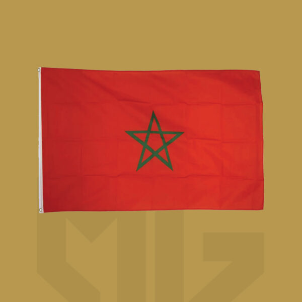 Drapeau du maroc en tissu