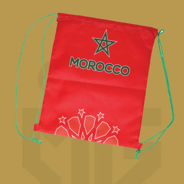 sac à cordon personnalisé entreprise Maroc - goodie publicitaire MarketGift